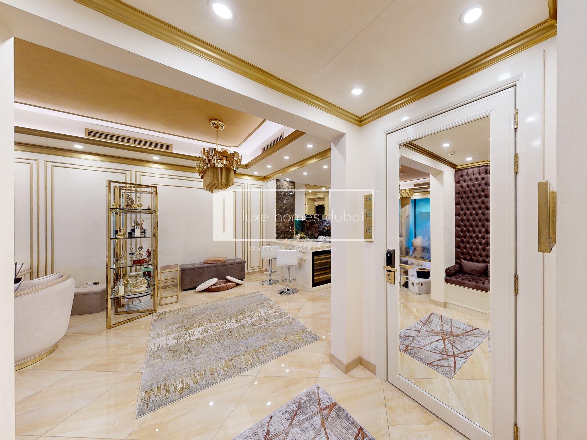 Versace Upgraded | 1BR+Study | Luxury Unit